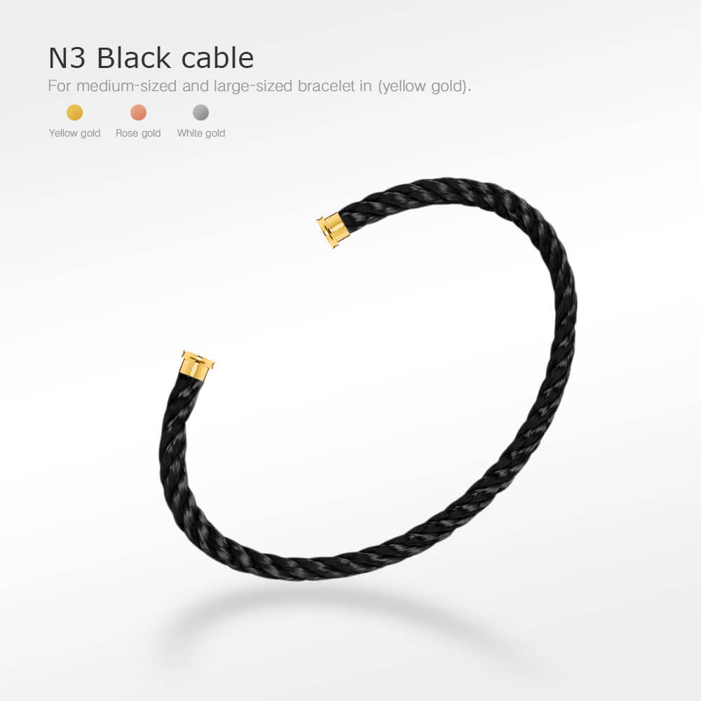 [Charm Aries Jewelry]FORCE SERIES BRACELET CABLES 50 CHOICES (DIY SELECTION)