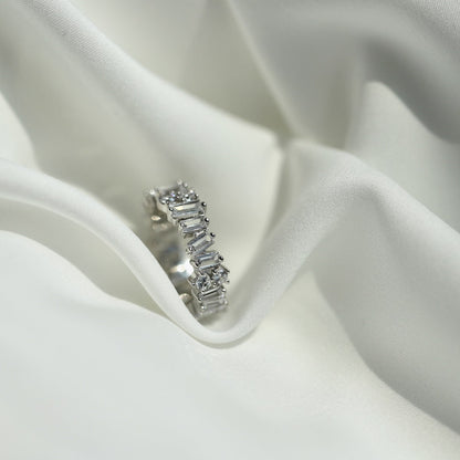 [Charm Aries Jewelry]Delicate Multi Shape Tennis Ring