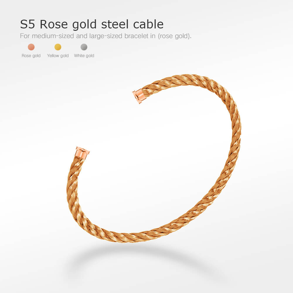 [Charm Aries Jewelry]FORCE SERIES BRACELET CABLES 50 CHOICES (DIY SELECTION)