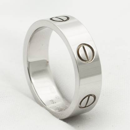 [Charm Aries Jewelry]LOVE RING 5.5MM NO DIAMOND