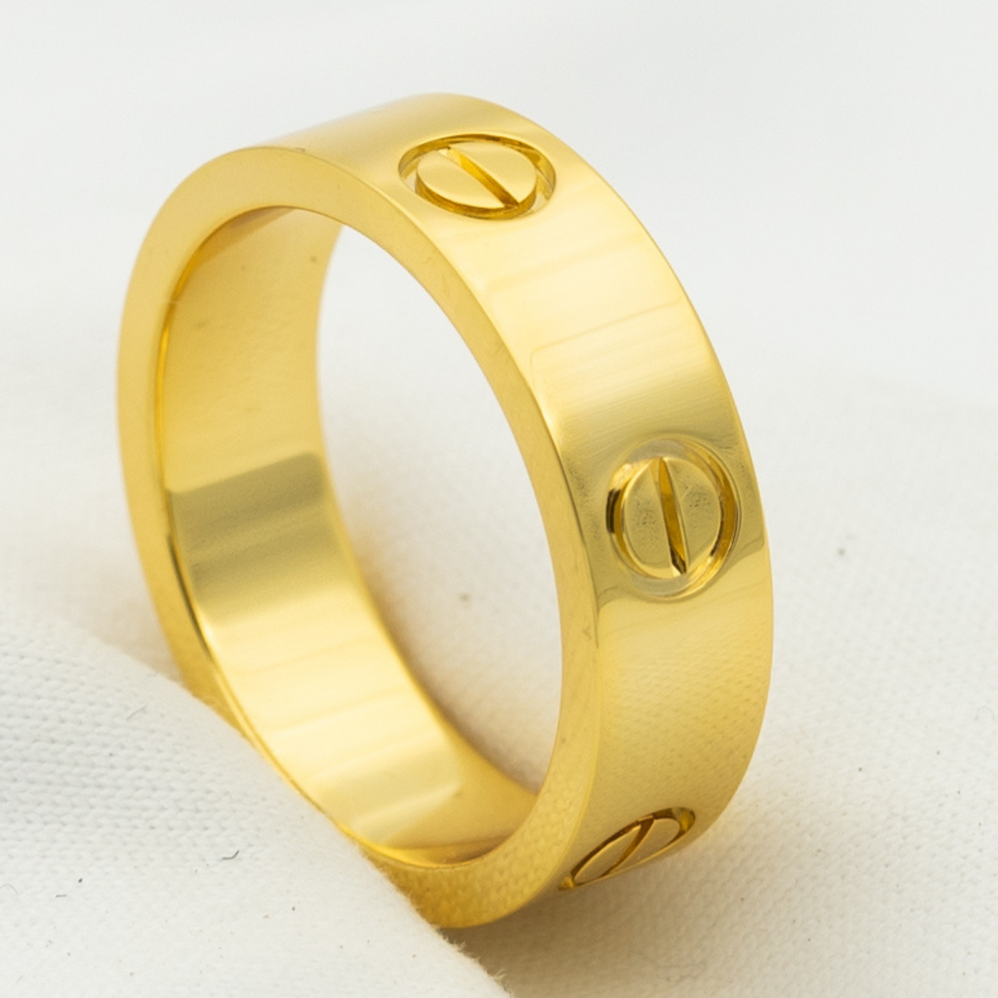 [Charm Aries Jewelry]LOVE RING 5.5MM NO DIAMOND
