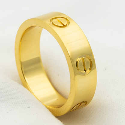 [Charm Aries Jewelry]LOVE RING 5.5MM NO DIAMOND