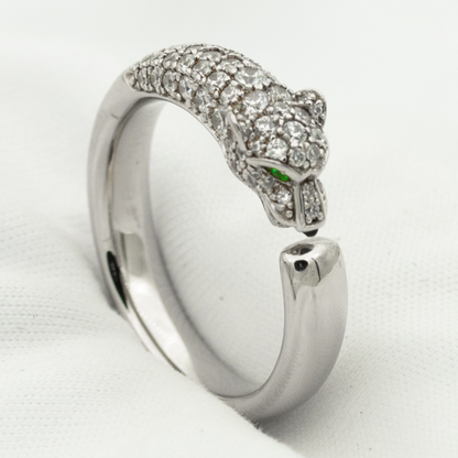 [Charm Aries Jewelry]PANTHERE RING DIAMOND 7.3MM