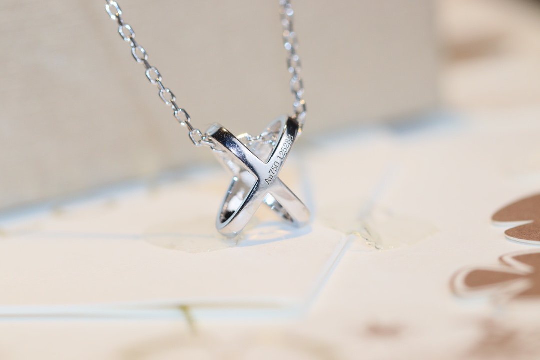 [Charm Aries Jewelry]JEUX DE DIAMOND NECKLACE