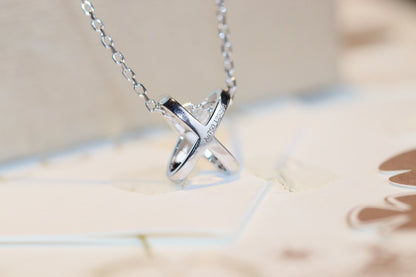[Charm Aries Jewelry]JEUX DE DIAMOND NECKLACE