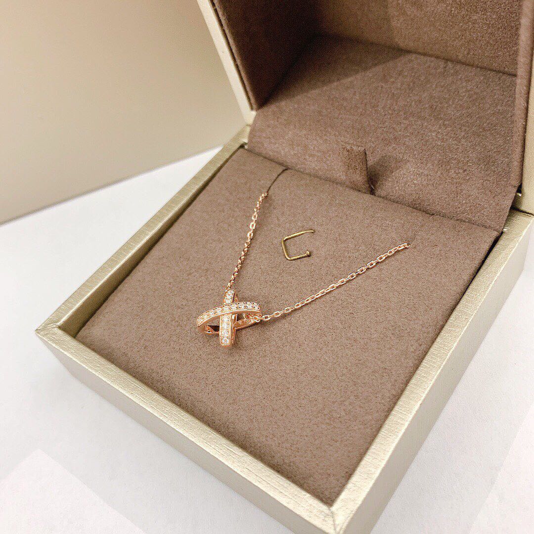 [Charm Aries Jewelry]JEUX DE DIAMOND NECKLACE
