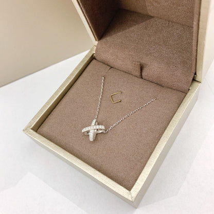 [Charm Aries Jewelry]JEUX DE DIAMOND NECKLACE