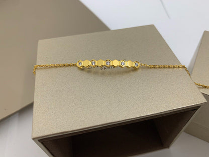 [Charm Aries Jewelry]BEE LOVE BRACELET DIAMOND
