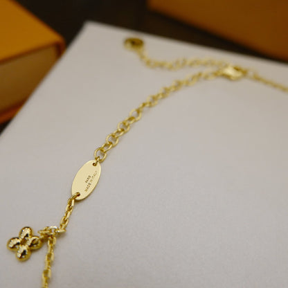 [Charm Aries Jewelry]BLOOMING SUPPLE NECKLACE BRASS
