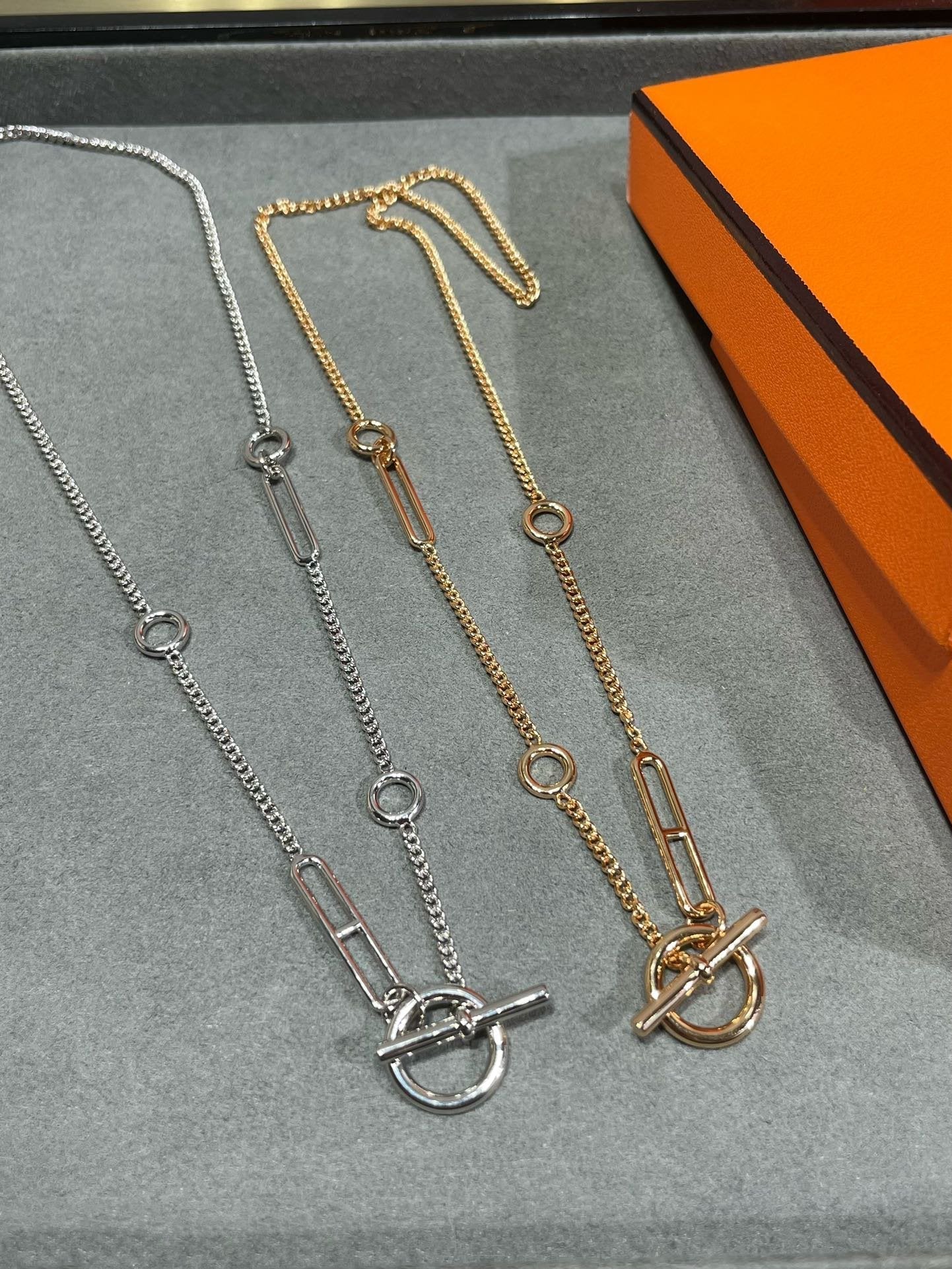 [Charm Aries Jewelry]HM STERLING CHAINE D'ANCRE HEART