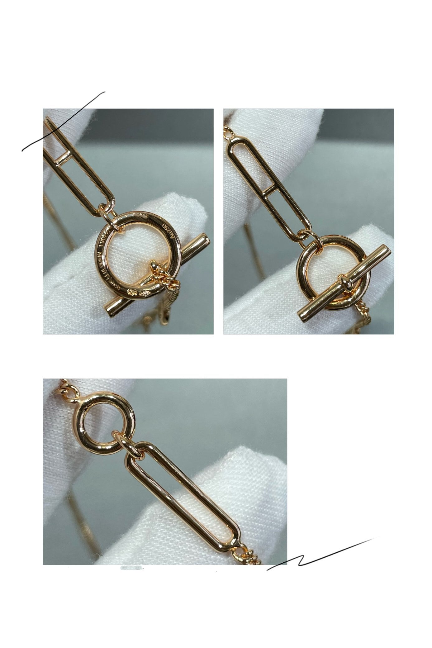[Charm Aries Jewelry]HM STERLING CHAINE D'ANCRE HEART
