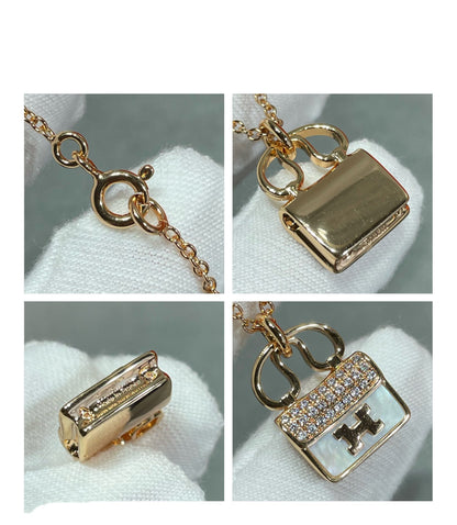 [Charm Aries Jewelry]H CIRCE MOISSANITE PENDANT NECKLACE GOLD