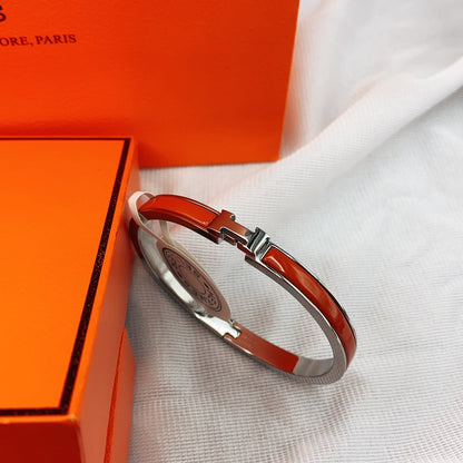 [Charm Aries Jewelry]CLASSIC HM CLIC RED 8MM ENAMEL BRACELET