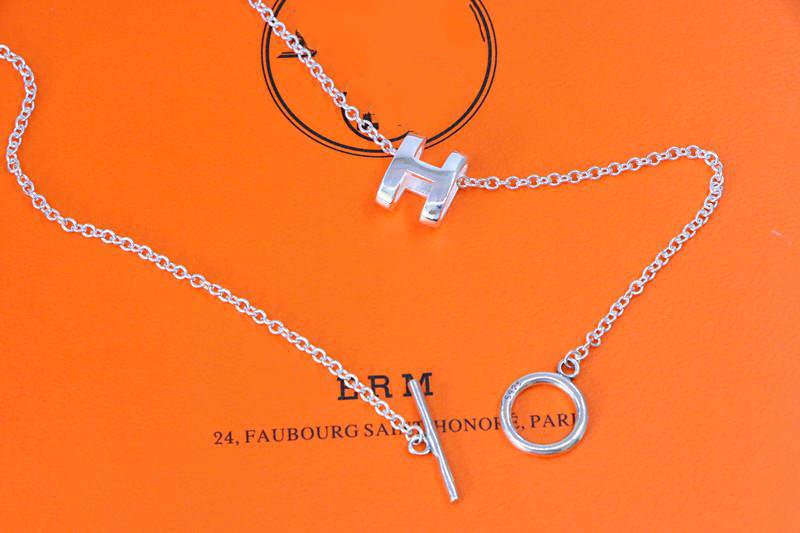 [Charm Aries Jewelry]HM NECKLACE H LETTER OVAL SERIES