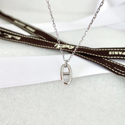 [Charm Aries Jewelry]HM PIG NOSE NECKLACE