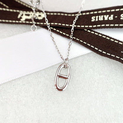 [Charm Aries Jewelry]HM PIG NOSE NECKLACE