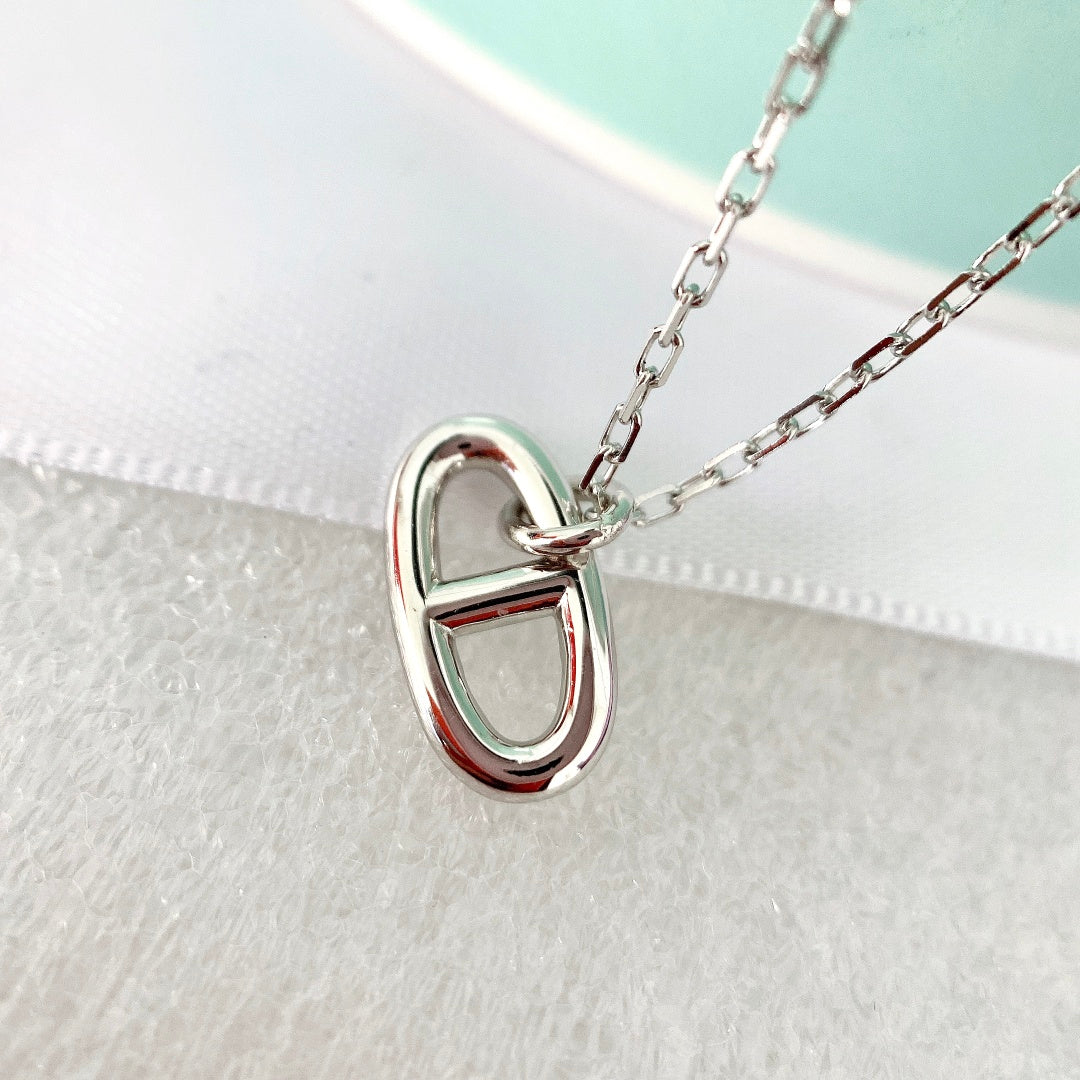 [Charm Aries Jewelry]HM PIG NOSE NECKLACE
