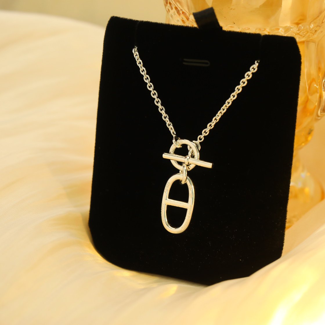 [Charm Aries Jewelry]HM CHAINE D'ANCRE PENDANT NECKLACE STERLING SILVER