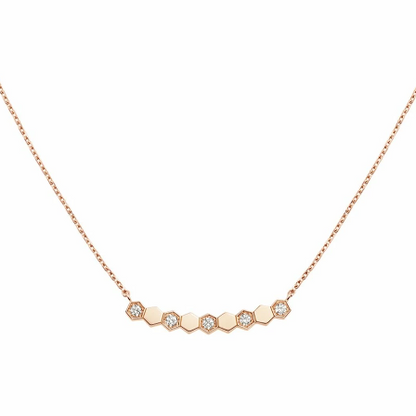 [Charm Aries Jewelry]BEE MY LOVE DIAMOND NECKLACE