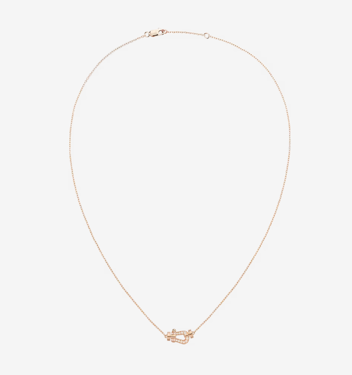 [Charm Aries Jewelry]FORCE 10 DIAMOND PINK GOLD NECKLACE MINI MODEL