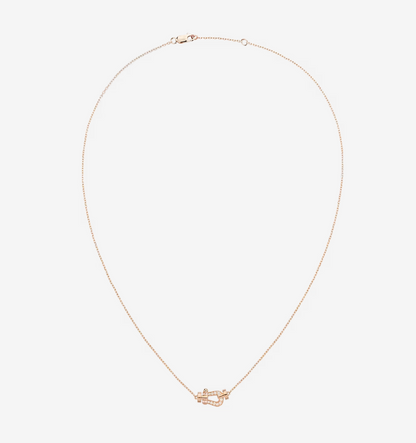[Charm Aries Jewelry]FORCE 10 DIAMOND PINK GOLD NECKLACE MINI MODEL
