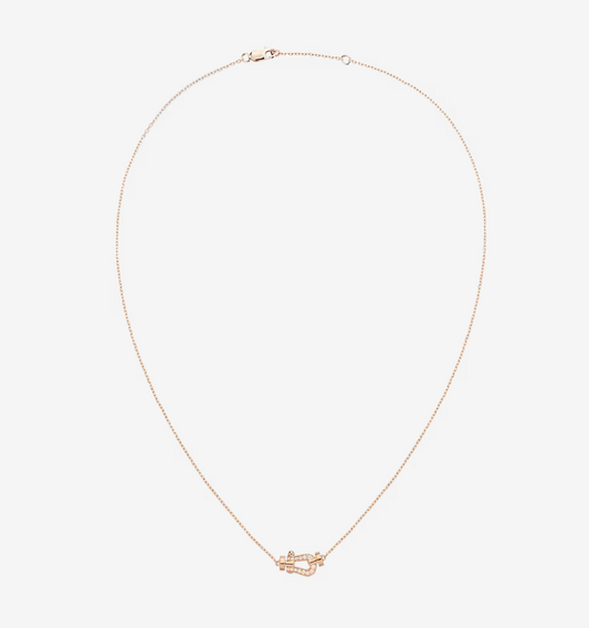 [Charm Aries Jewelry]FORCE 10 DIAMOND PINK GOLD NECKLACE MINI MODEL