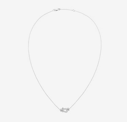 [Charm Aries Jewelry]FORCE 10 DIAMOND SILVER NECKLACE MINI MODEL