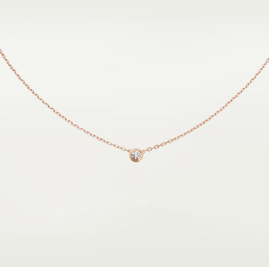 [Charm Aries Jewelry]DAMOUR DIAMOND NECKLACE