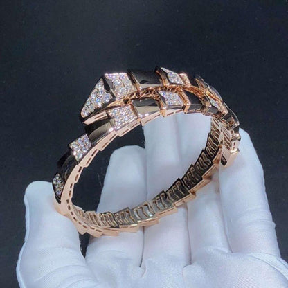 [Charm Aries Jewelry]SERPENTI BRACELET PINK GOLD DIAMOND