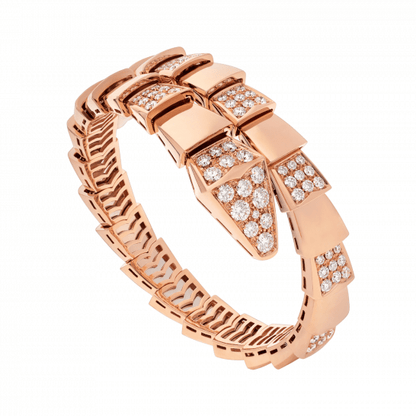 [Charm Aries Jewelry]SERPENTI BRACELET PINK GOLD DIAMOND