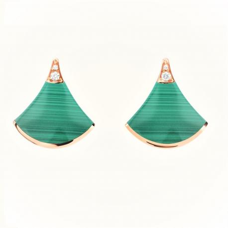 [Charm Aries Jewelry]DIVAS DREAM EARRINGS PINK GOLD
