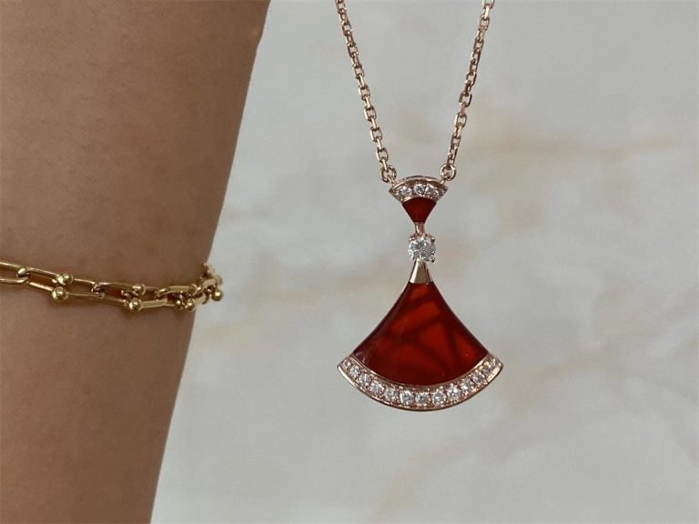 [Charm Aries Jewelry]DREAM NECKLACE CARNELIAN DIAMOND