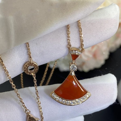 [Charm Aries Jewelry]DREAM NECKLACE CARNELIAN DIAMOND