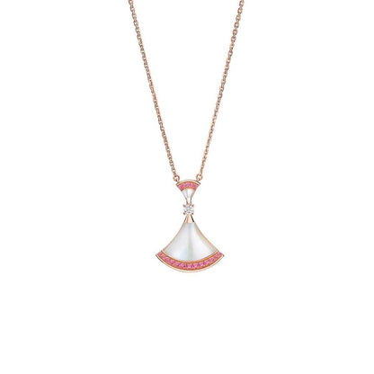 [Charm Aries Jewelry]DREAM NECKLACE MOP PINK DIAMOND