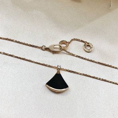[Charm Aries Jewelry]DREAM NECKLACE ONYX 1 DIAMOND