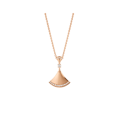 [Charm Aries Jewelry]DREAM NECKLACE PINK GOLD DIAMOND