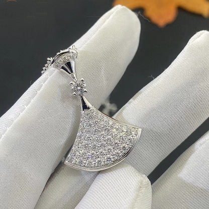 [Charm Aries Jewelry]DREAM NECKLACE SILVER FULL DIAMOND