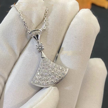[Charm Aries Jewelry]DREAM NECKLACE SILVER FULL DIAMOND