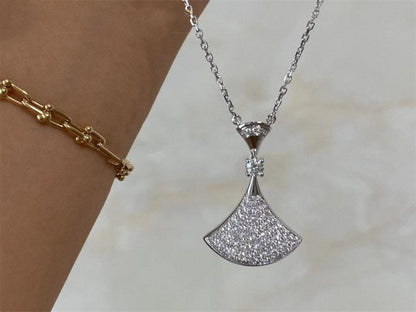[Charm Aries Jewelry]DREAM NECKLACE SILVER FULL DIAMOND