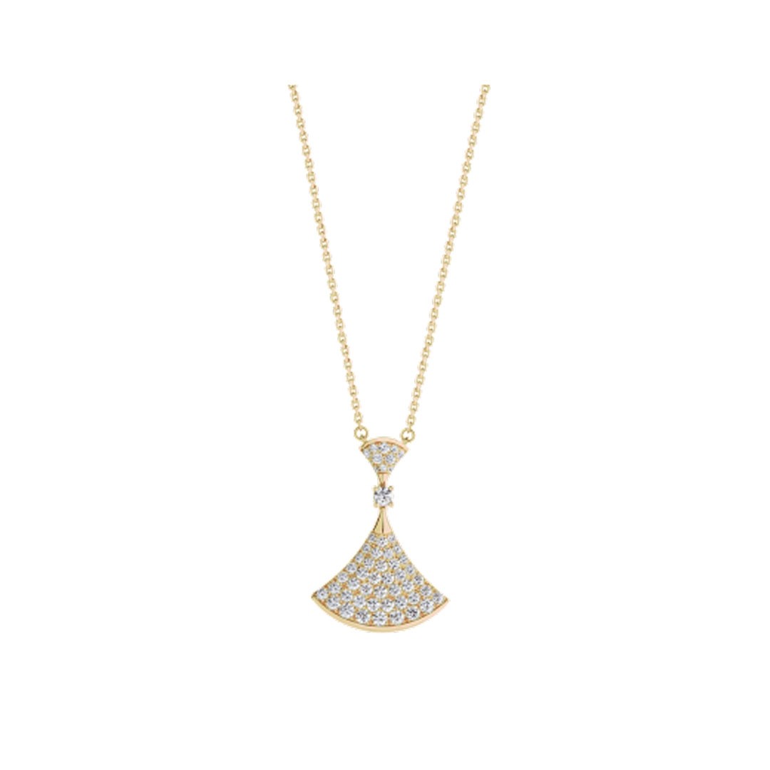 [Charm Aries Jewelry]DREAM NECKLACE GOLD FULL DIAMOND
