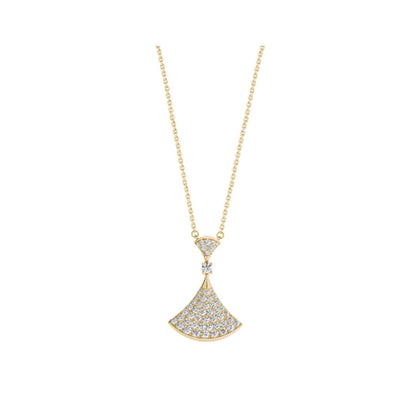 [Charm Aries Jewelry]DREAM NECKLACE GOLD FULL DIAMOND