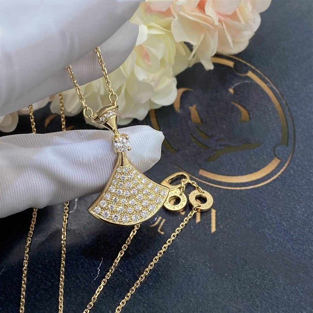 [Charm Aries Jewelry]DREAM NECKLACE GOLD FULL DIAMOND