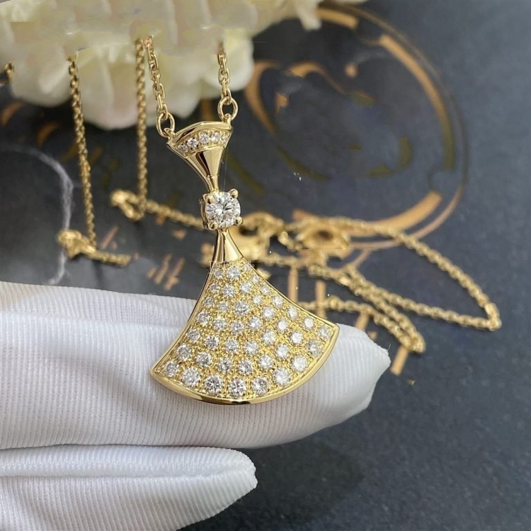 [Charm Aries Jewelry]DREAM NECKLACE GOLD FULL DIAMOND