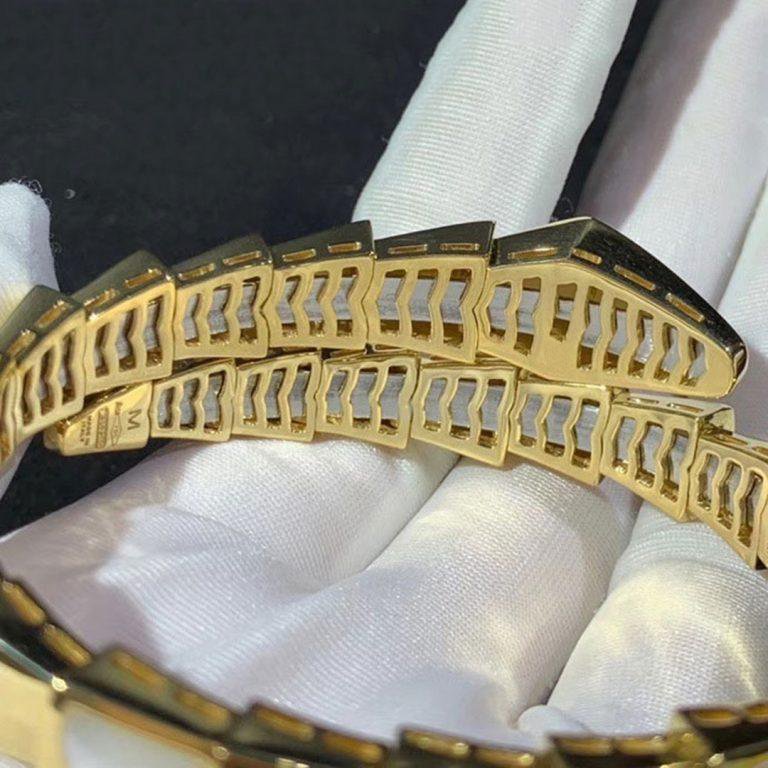 [Charm Aries Jewelry]SERPENTI BRACELET MOP GOLD