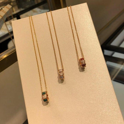 [Charm Aries Jewelry]SERPENTI PEDANT DIAMOND NECKLACE