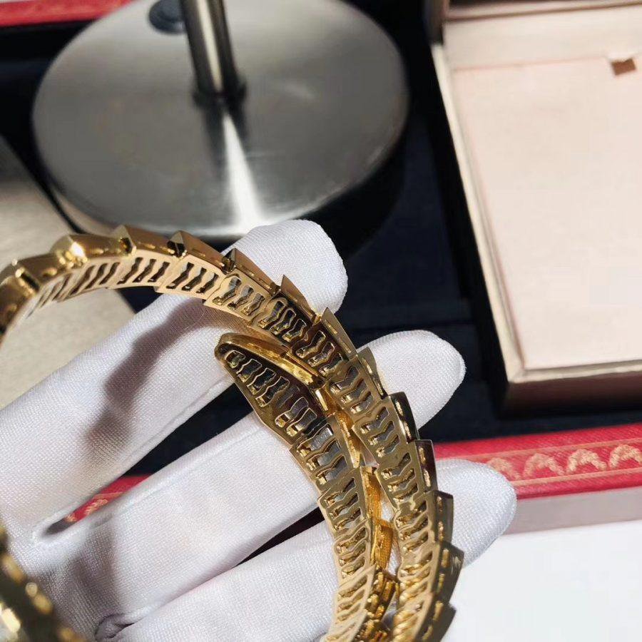 [Charm Aries Jewelry]SERPENTI BRACELET 8MM GOLD DIAMOND