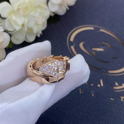 [Charm Aries Jewelry]SERPENTI RING PINK GOLD DIAMOND