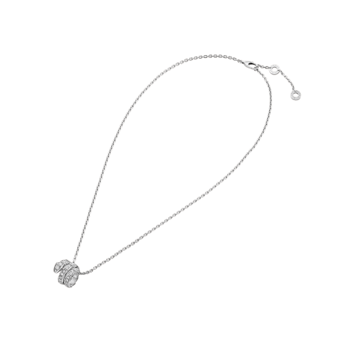 [Charm Aries Jewelry]SERPENTI  NECKLACE DOUBLE RING DIAMOND