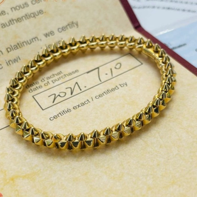 [Charm Aries Jewelry]CLASH GOLD BRACELET