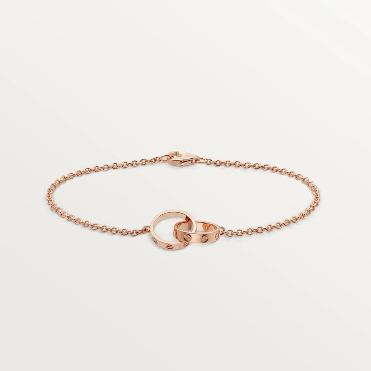 [Charm Aries Jewelry]LOVE BRACELET DOUBLE RING